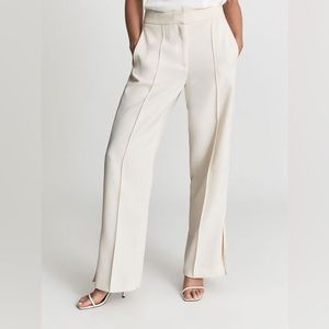 REISS LEAH Wide Leg Tailored Trousers
